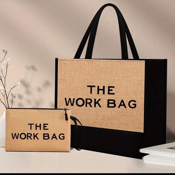 New Canvas "Work Bag" Tote Bag - Picture 3 of 3